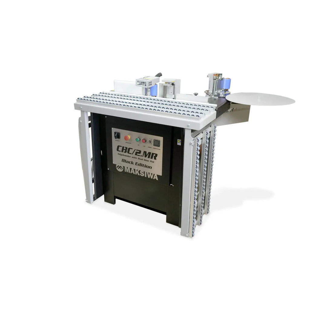 Maksiwa International Cabinet Edgebander with Dual Glue Pot 220V 1 Phase