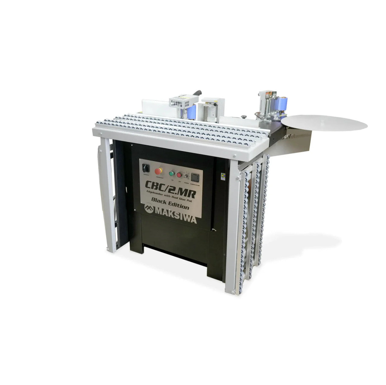 Maksiwa International Cabinet Edgebander with Dual Glue Pot 220V 1 Phase