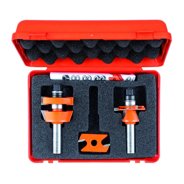 CMT 800.624.11 3-Piece  router bit set, 1/2-Inch Shank