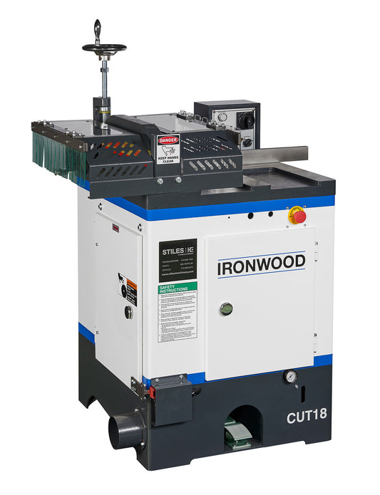 Stiles Machinery Ironwood 230V 18” Plastics & Metals Cut Off Saw CUT18L/R PM