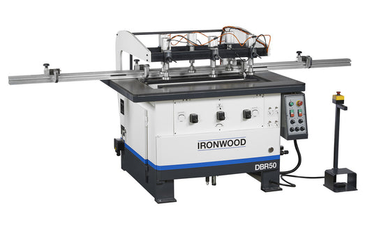 Stiles Machinery Ironwood 230V 3HP 25 Spindle Double Line Boring Machine DBR50