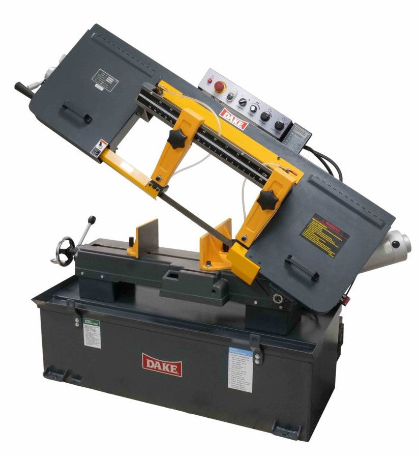 Dake Horizontal Bandsaw SE1018, 10" Rounds, 5x18" Flats - 220v-1 ph