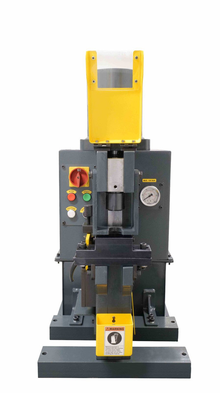 Dake DIW-25 - Single Cylinder Benchtop Ironworker, 25 Tons, 4HP, Single Phase 220V