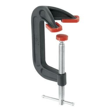 Double-Headed C-Clamp, 4 Inch Capacity, 2-1/4 Inch Throat