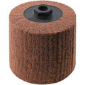 4 x 4 x 5/8-11 In. Threaded Non-Woven Nylon Abrasive Flap Wheel Drum / Roll | Fine Grade | Wendt 323752