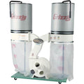 Grizzly G0562ZP 240V 3 HP Double Canister Dust Collector Aluminum Impeller