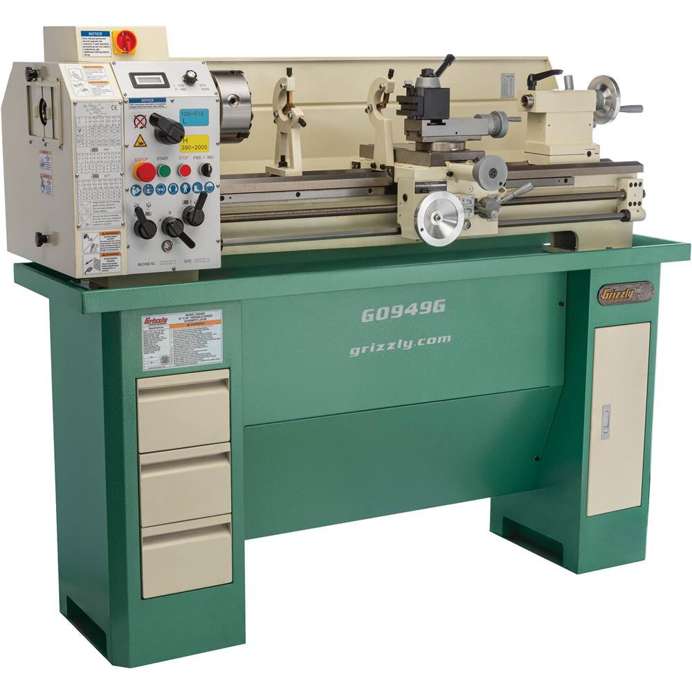 Grizzly G0949G - 12" x 35" Variable-Speed Gunsmith Metal Lathe