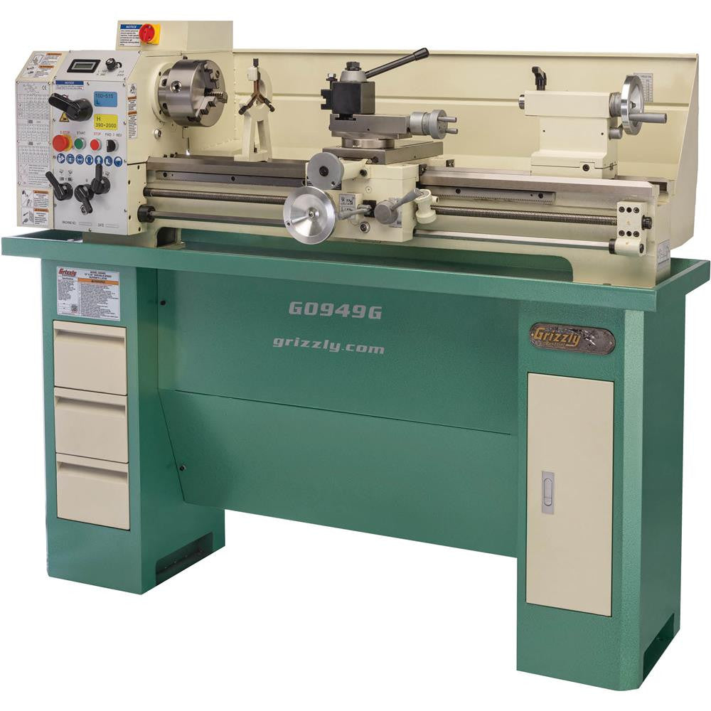 Grizzly G0949G - 12" x 35" Variable-Speed Gunsmith Metal Lathe