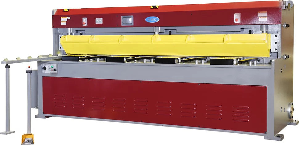 GMC Machinery 10’ x 10 Gauge Heavy Duty Hydraulic Shear with SIKO Powered Back Gauge HS-1010E