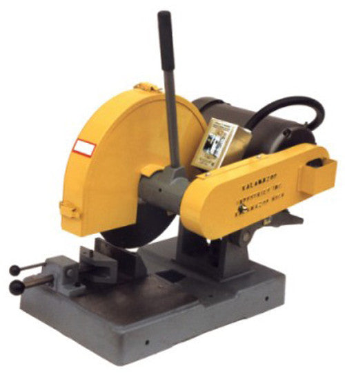 Kalamazoo Industries 14" Industrial Abrasive Chop Saw, Bench Model, 5HP, 1-Phase, 220V - K12-14B-1
