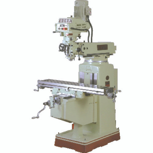 Acer Electronic Variable Speed Vertical Mill - CAT40 Spindle - 10 x 50'' Table Size - 5HP - 3PH - 440V Motor