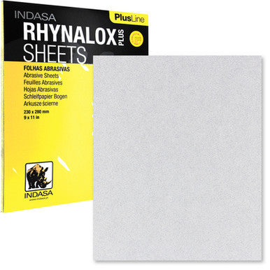 Indasa 9" x 11" Rhynolox Plus Premium Dry Sanding Sheets (Box QTY:50) 360 Grit 3A-360