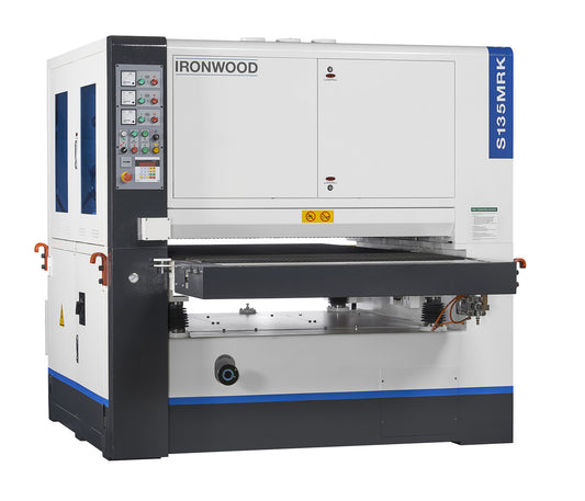 Stiles Machinery Ironwood 460V Planer 50” Wide Belt Sander S135MRK