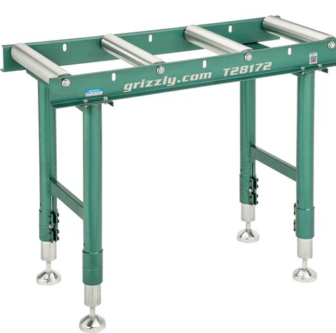 Grizzly T28172 - 14" x 39" Heavy-Duty Roller Table