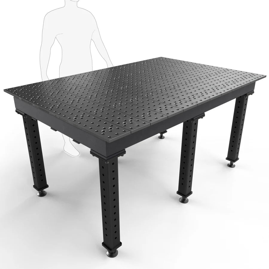 Buildpro Welding Table Max 6' x 4' (72" x 48") Table, 5/8" System TMQA57248F