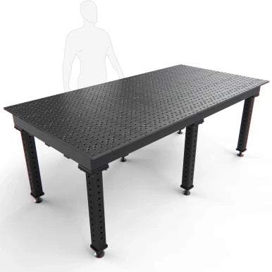 Buildpro MAX Welding Table 8' x 4' (96" x 48") Nitrided Table, 5/8" System TMA59648F