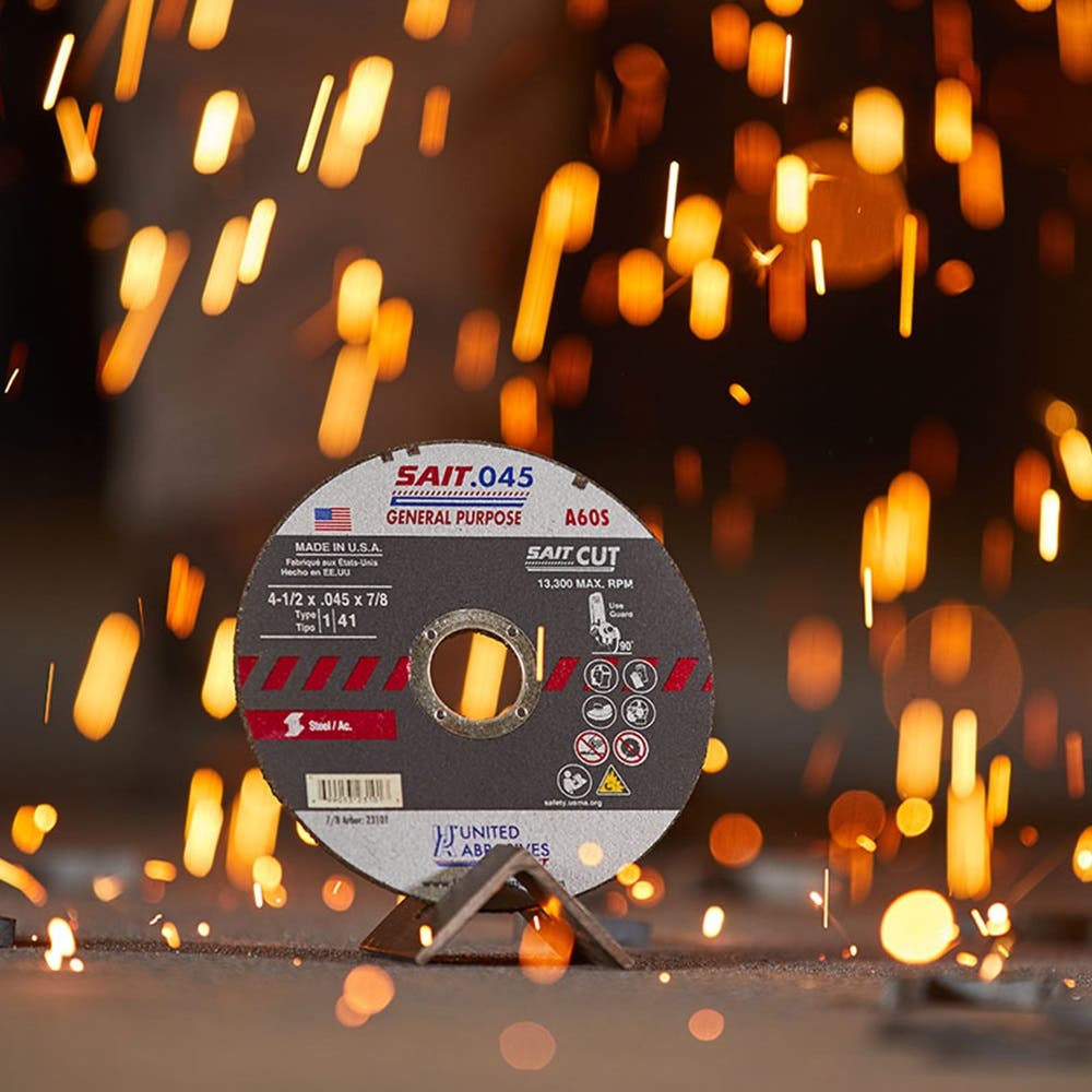 United Abrasives 4-1/2" x .045" x 7/8" Cut Off Wheel 23101