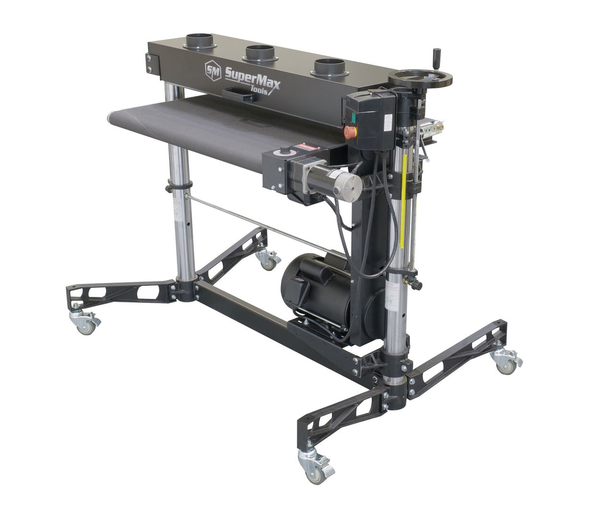Laguna Supmx-937003, Supermax 37X2 Double Drum Sander, 220V, 5Hp, 1Ph - (Includes Casters)