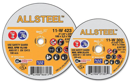 Walter ALLSTEEL™ Mini Cut-Off Wheels