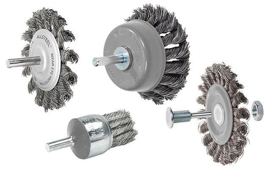 Walter ALLSTEEL™ DOUBLED SIDED KNOT TWISTED WIRE BRUSHES