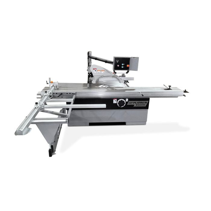 Maksiwa Sliding Panel Saw Platinum - BMP.3200.IR - 7.5HP 126" Digital Blade Angle Display and Aluminum Crosscut Fence