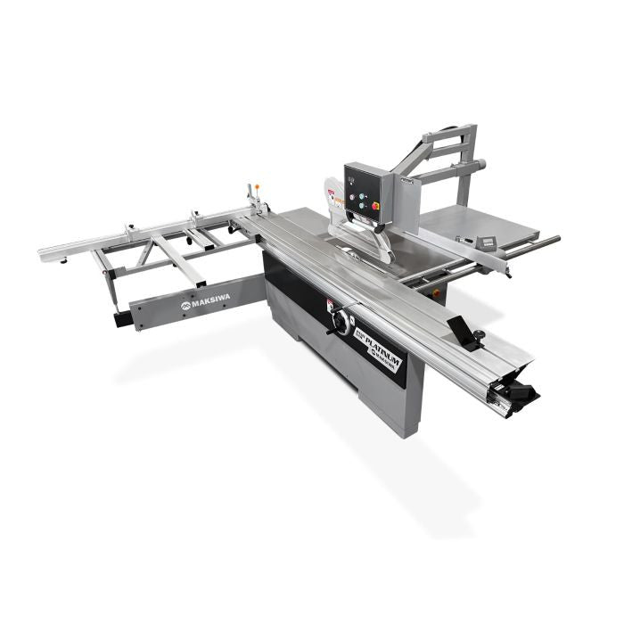 Maksiwa Sliding Panel Saw Platinum - BMP.3200.IR - 7.5HP 126" Digital Blade Angle Display and Aluminum Crosscut Fence