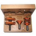 CMT 800.527.11 3-Piece Door Router Bit Set Hardwood Case