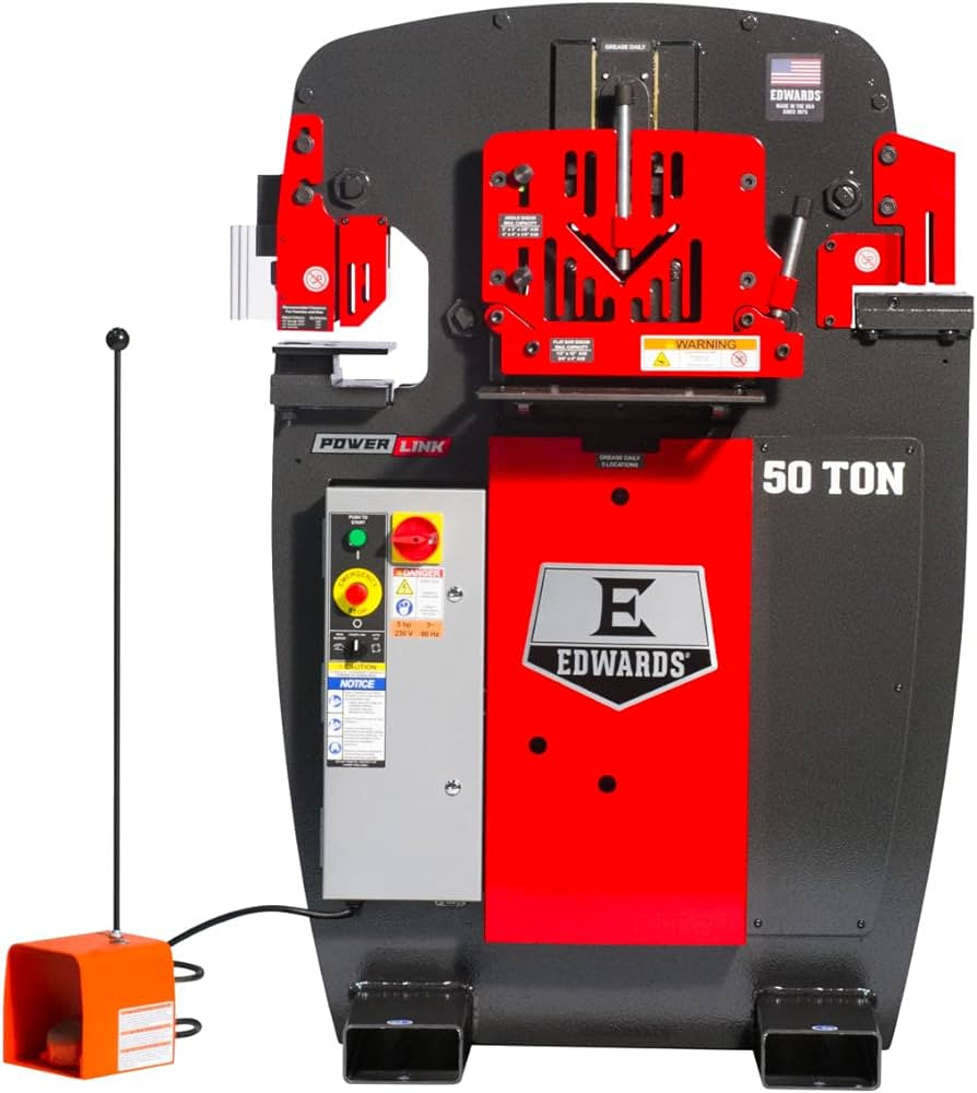 Edwards 50 Ton Ironworker 208V, 3PH