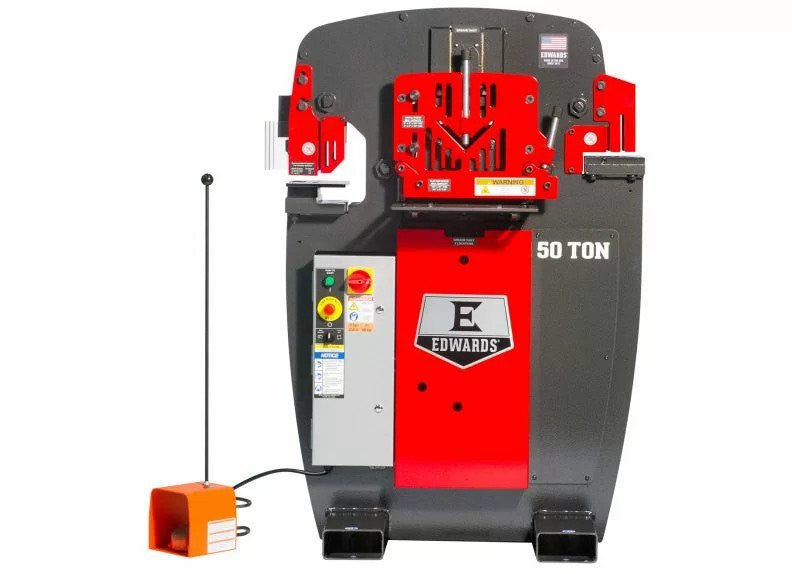Edwards 50 Ton Ironworker 230V, 1PH With Powerlink