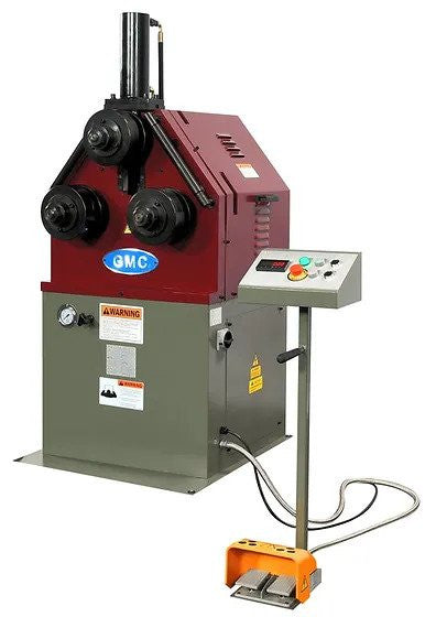 GMC Machinery Angle Iron Ring Roller, Hydraulic Tube Bender - Single Phase PRB-55H-1PH