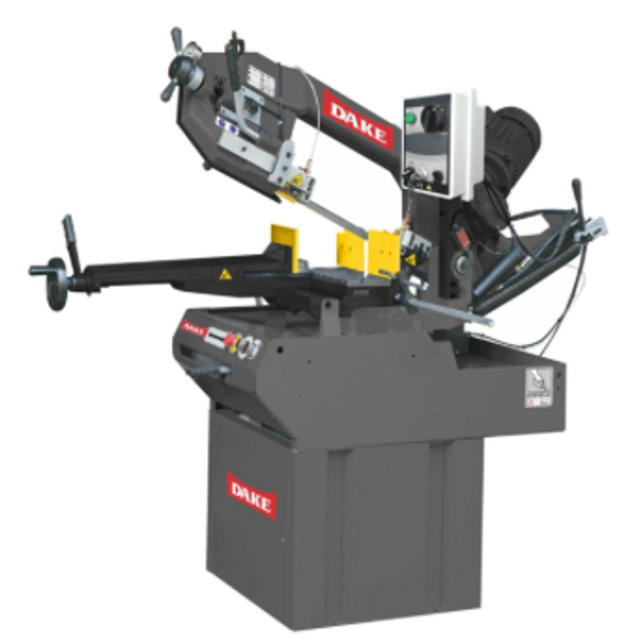 Dake Hydraulic controlled 10”dual mitering bandsaw SE-10DM, 220-volt 3 phase
