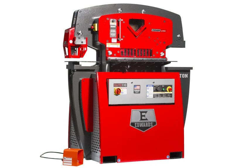Edwards Elite 110 Ton Ironworker 230V, 1PH, With Powerlink