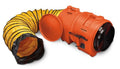Allegro 16" Axial DC Plastic Blower w/ Canister & Ducting