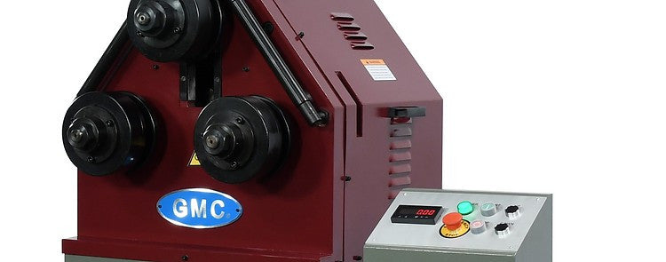 GMC Machinery Angle Iron Ring Roller, Hydraulic Tube Bender - Single Phase PRB-55H-1PH