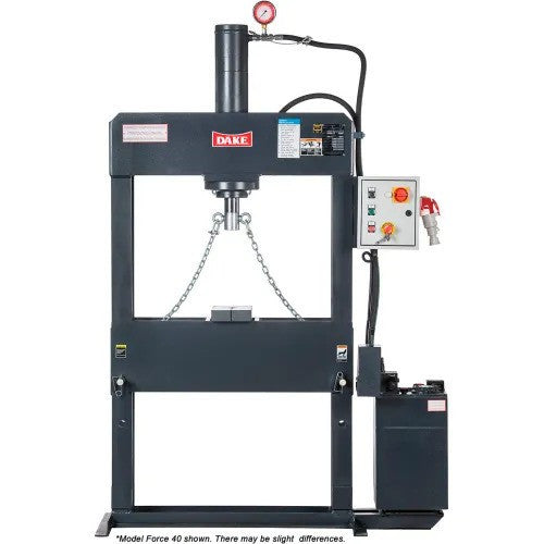 Dake 100-ton Electrically Operated H-frame, 220-3 ph