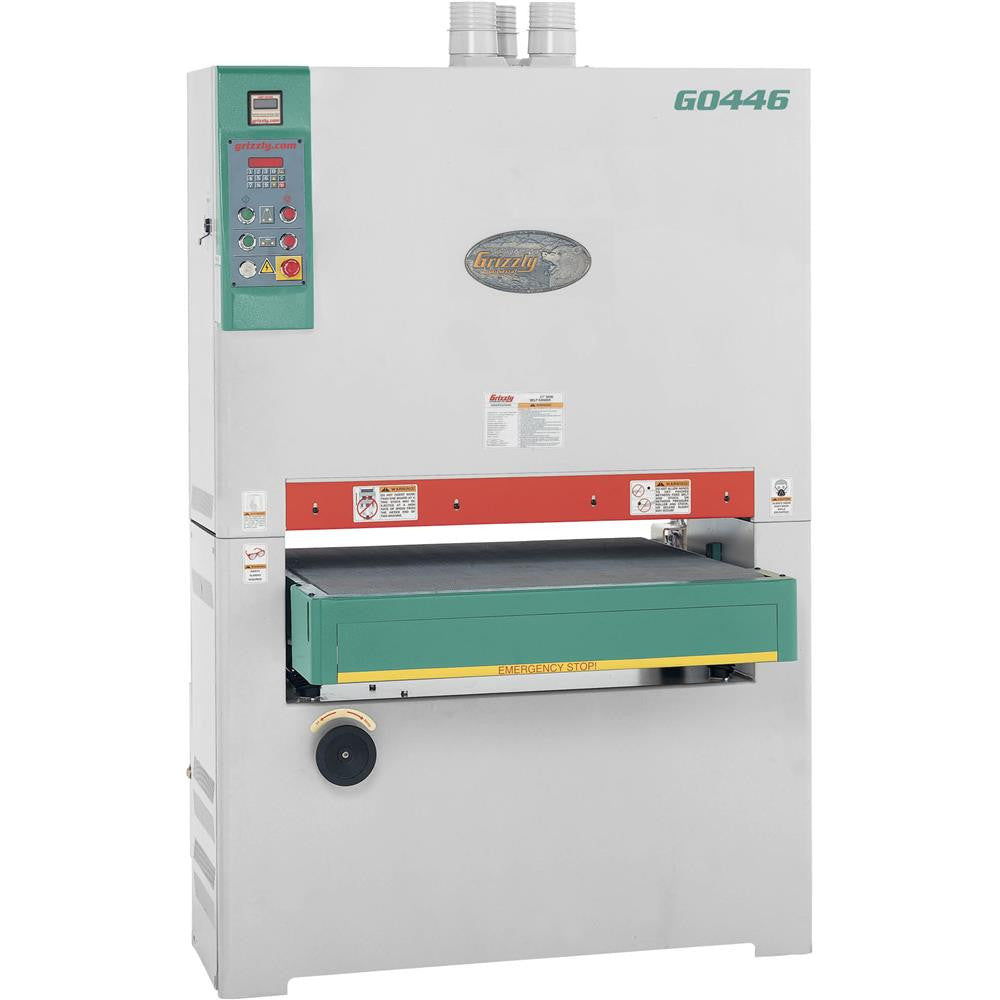 Grizzly G0446 - 37" 15 HP 3-Phase Platen Type Wide-Belt Sander