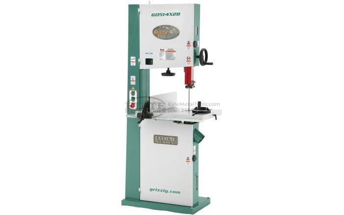 Grizzly Industrial 19” 3 HP Extreme Series Bandsaw with Motor Brake G0514X2B