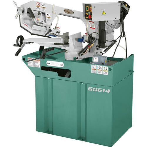Grizzly Industrial 6” x 9-1/2” 1-1/2 HP Swivel Metal-Cutting Bandsaw G0614