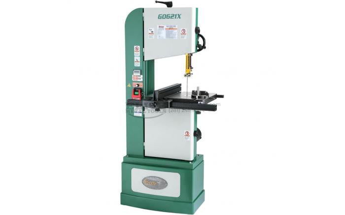 Grizzly Industrial 13-1/2” 1-1/4 HP Three Phase Vertical Wood and Metal Bandsaw G0621X