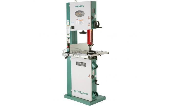 Grizzly Industrial 17” 2 HP Metal / Wood Bandsaw with Inverter Motor G0640X