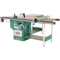 Grizzly Industrial 10” 5 HP Three Phase Heavy-Duty Cabinet Table Saw with Riving Knife G0652