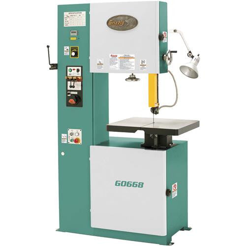 Grizzly Industrial 20” 2 HP Vertical Metal-Cutting Bandsaw G0668