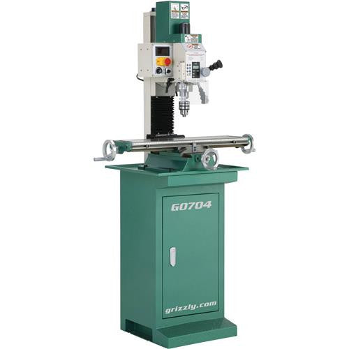 Grizzly G0704 - 7" x 27" 1 HP Mill/Drill with Stand
