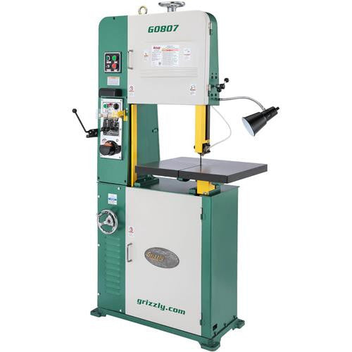 Grizzly Industrial 18” 2 HP Variable-Speed Vertical Metal Cutting Bandsaw G0807