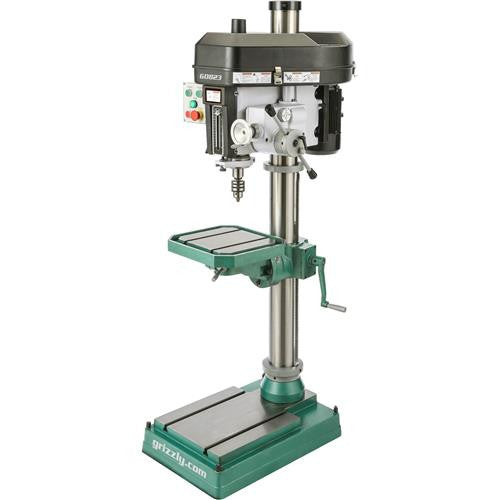 Grizzly G0823 - 15" Drill Press with Auto Downfeed