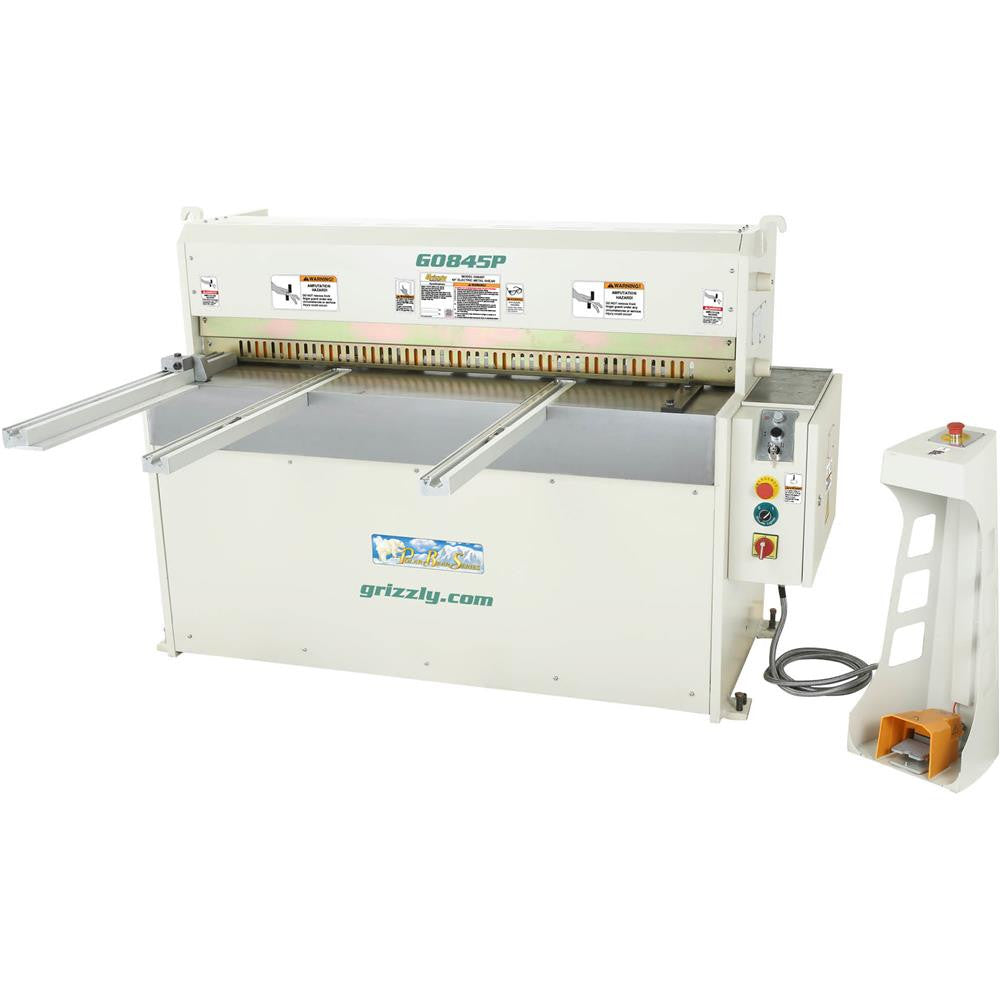Grizzly G0845P - Heavy-Duty 50" Electric Metal Shear - Polar Bear Series