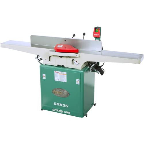 Grizzly G0855 - 8" x 72" Jointer with Built-in Mobile Base