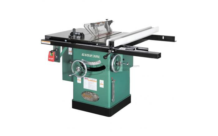 Grizzly Industrial 10” 3 HP Cabinet Left-Turning Table Saw G1023RL