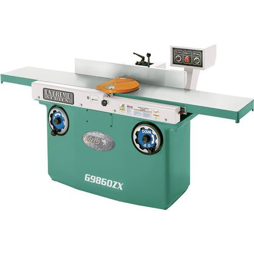 Grizzly G9860ZX - 12" x 80" Z Series Jointer w/ Spiral Cutterhead