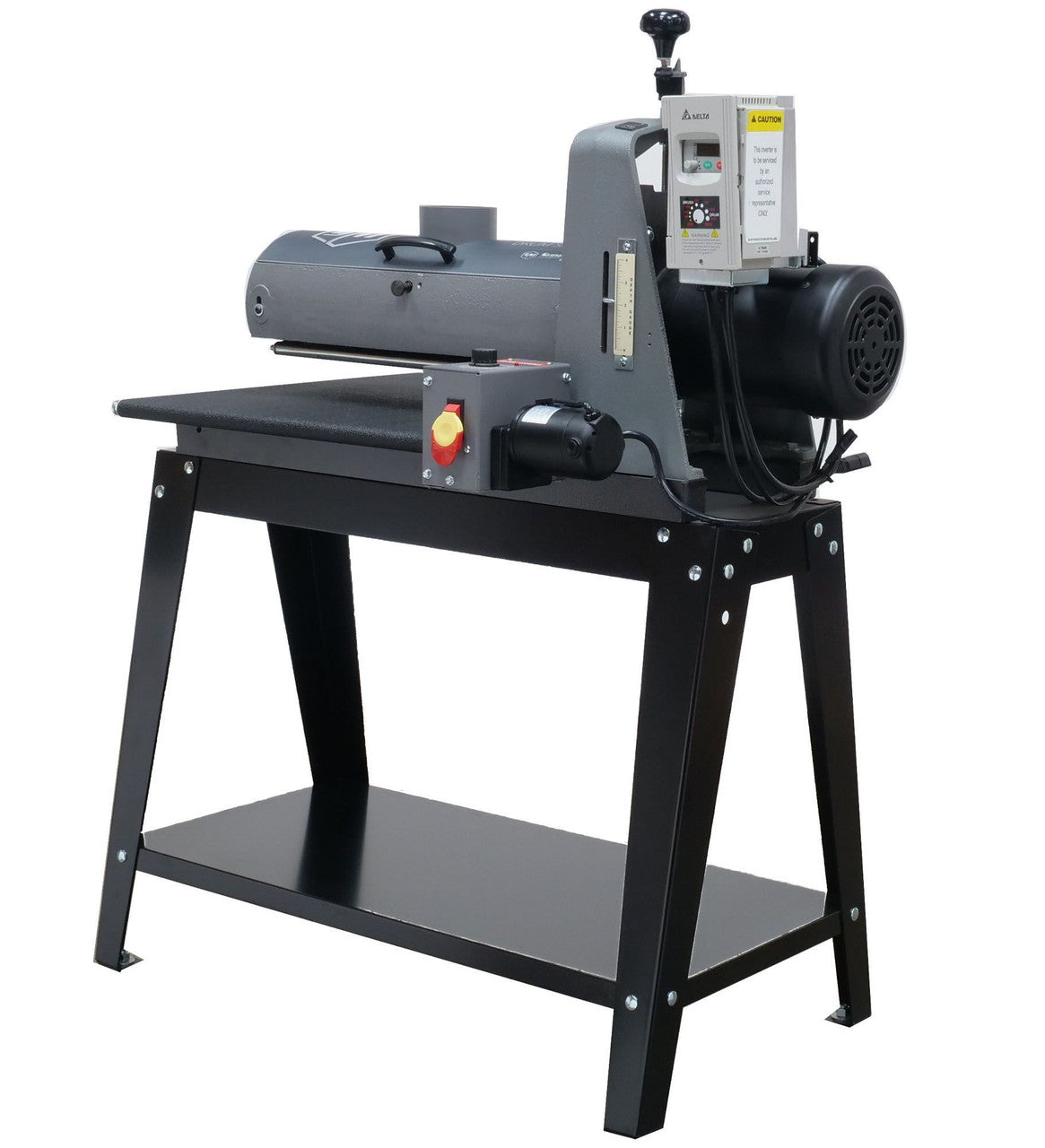 Supmx-219383, Supermax 19-38 Brush/Drum Combo Sander, 110V, 1-3/4Hp, With Open Stand And Aluminum Drum Assembly